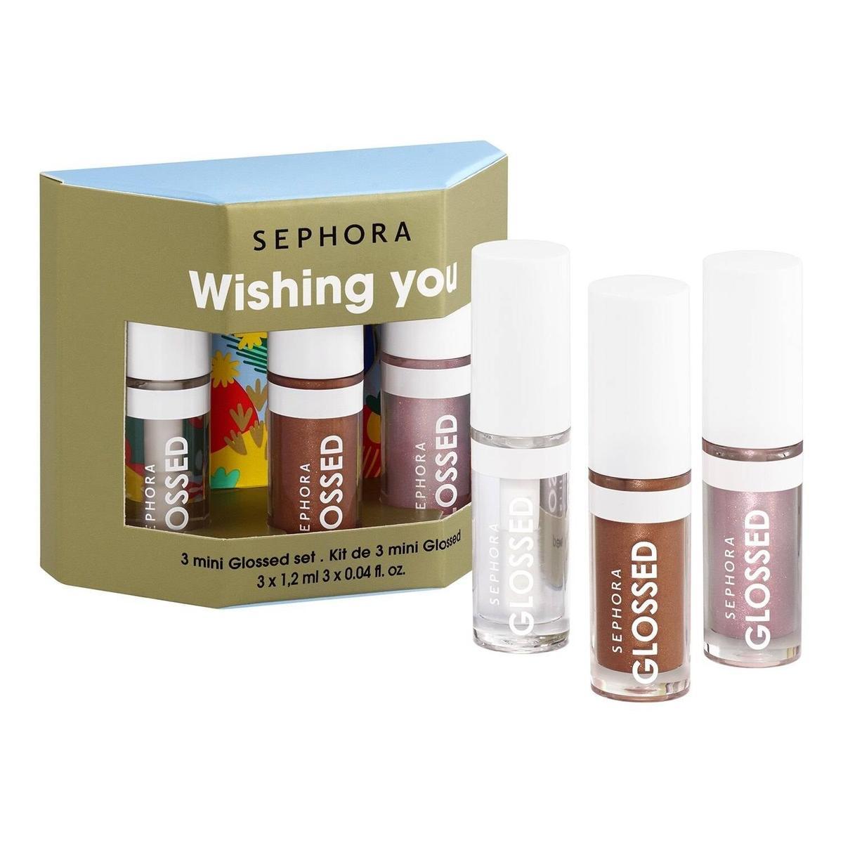 Estuche de 3 Mini brillos de Labios de Sephora Collection