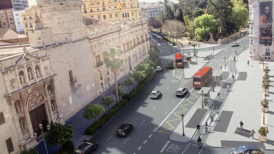 Así será el anillo ciclista de la ronda interior