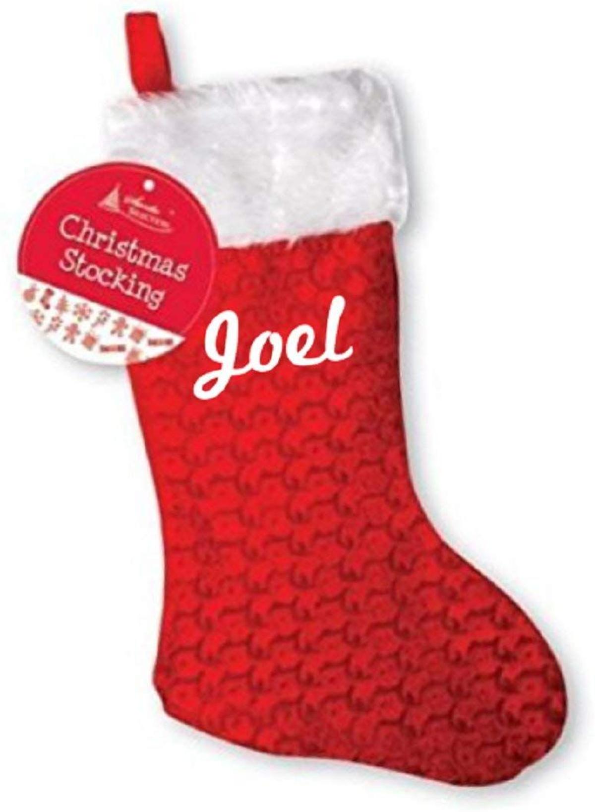 Calcetín de Navidad personalizado a la venta en Amazon