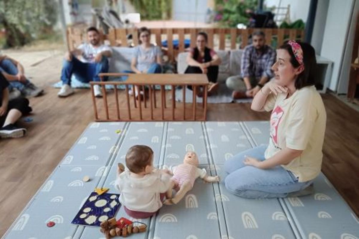 Alicia Cosano, durante un taller.