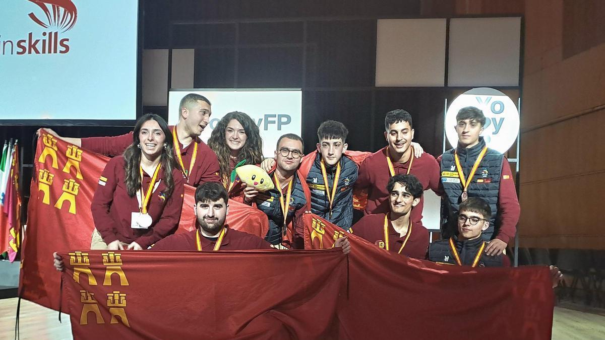 FP Murcia | Los estudiantes de FP de la Región arrasan en las Olimpiadas: récord histórico de medallas