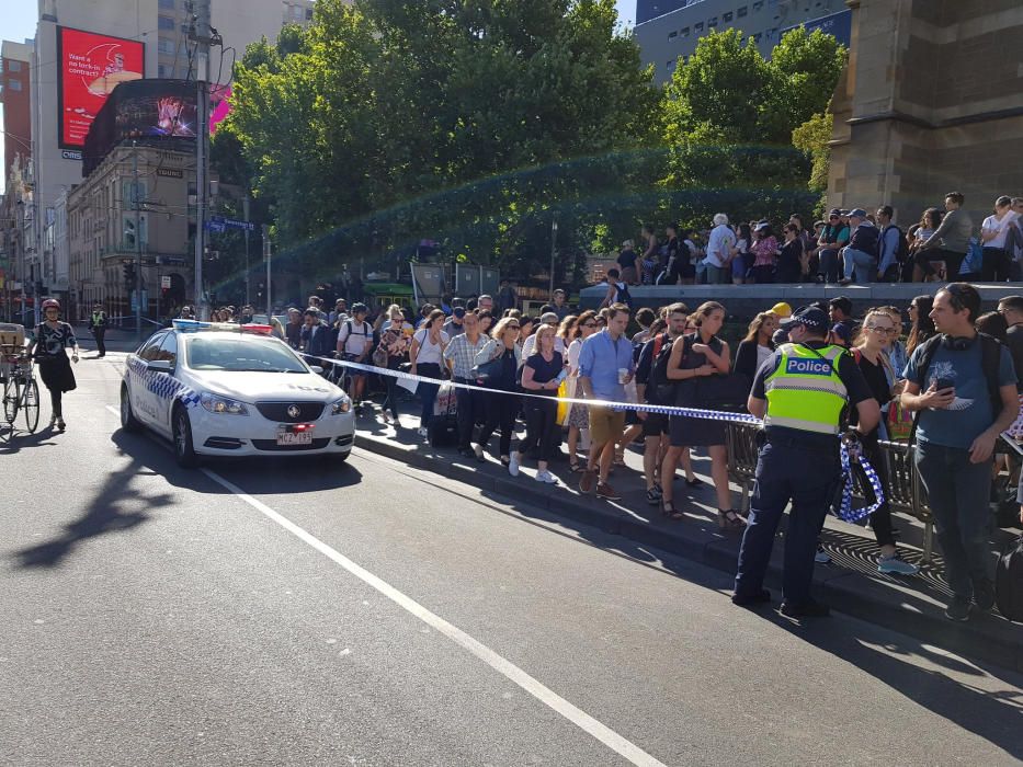 Atropello masivo en Melbourne