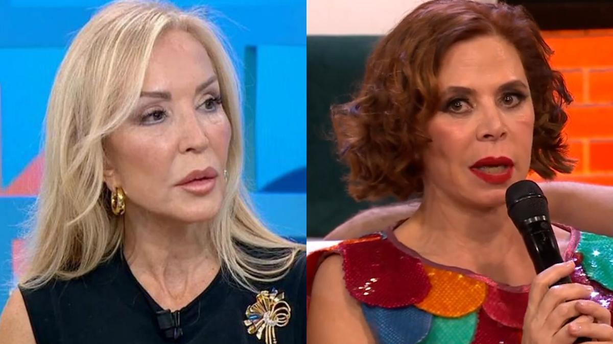 Carmen Lomana y Ágatha Ruiz de la Prada.