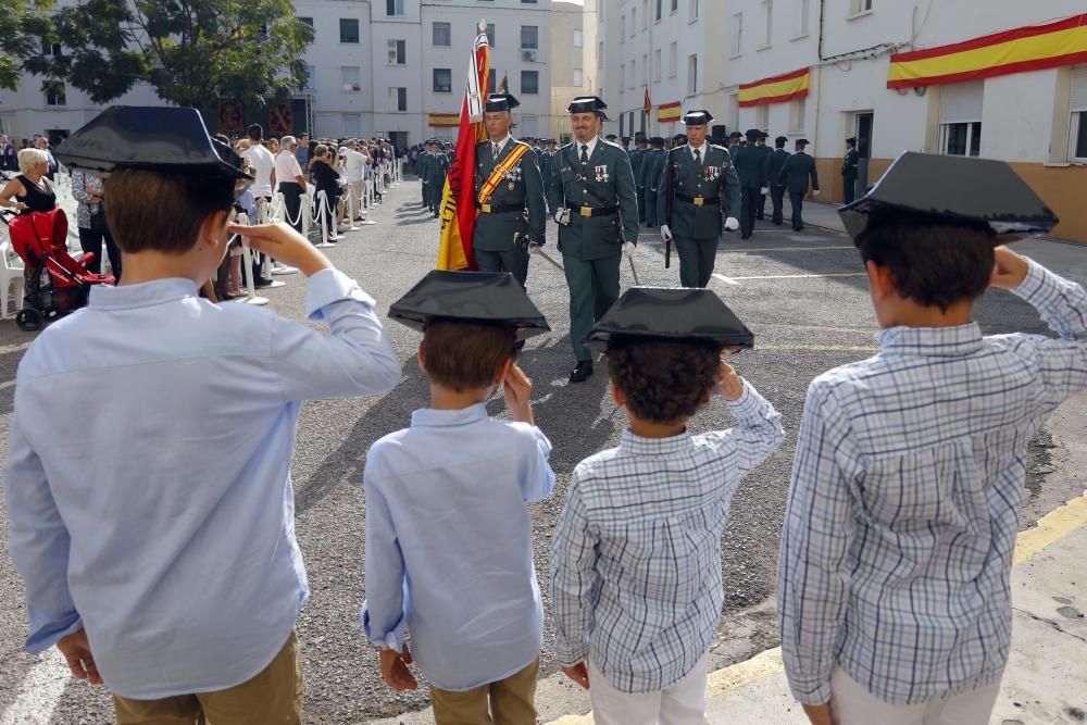 La Guardia Civil celebró una vez mas los actos de homenaje a su patrona, la virgen del Pilar, en el cuartel de Cantarranas.