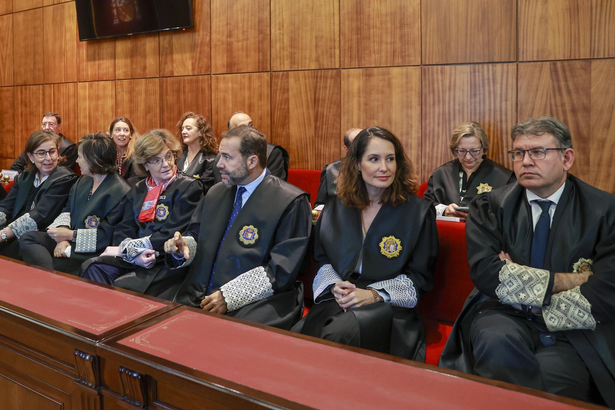 EN IMÁGENES: Así fue la primera apertura del año judicial post-pandemia en Asturias
