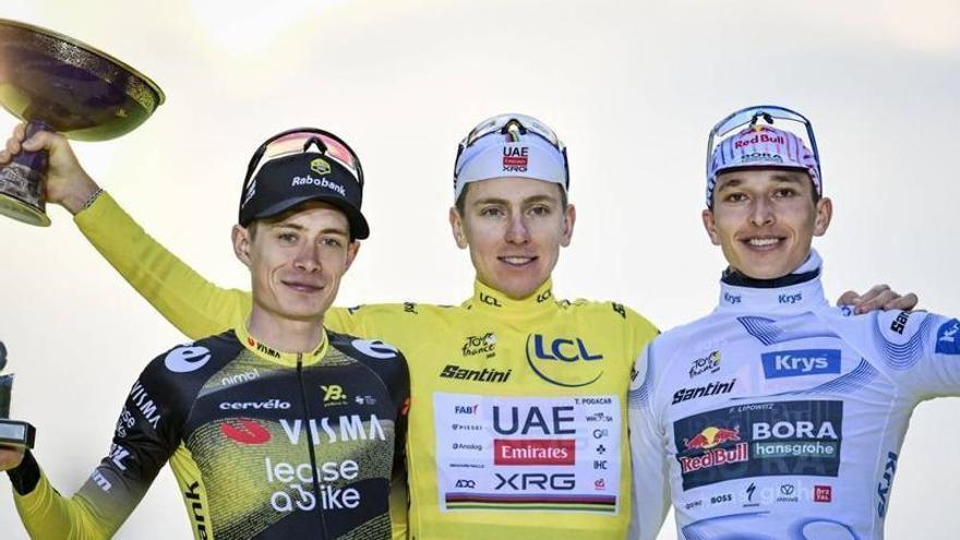 Los ciclistas del Tour no podrán subir al podio ni con gafas ni con casco