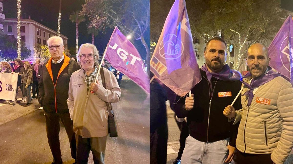 Manifestantes  en la marcha del 25N, exigiendo el fin de la violencia de género,