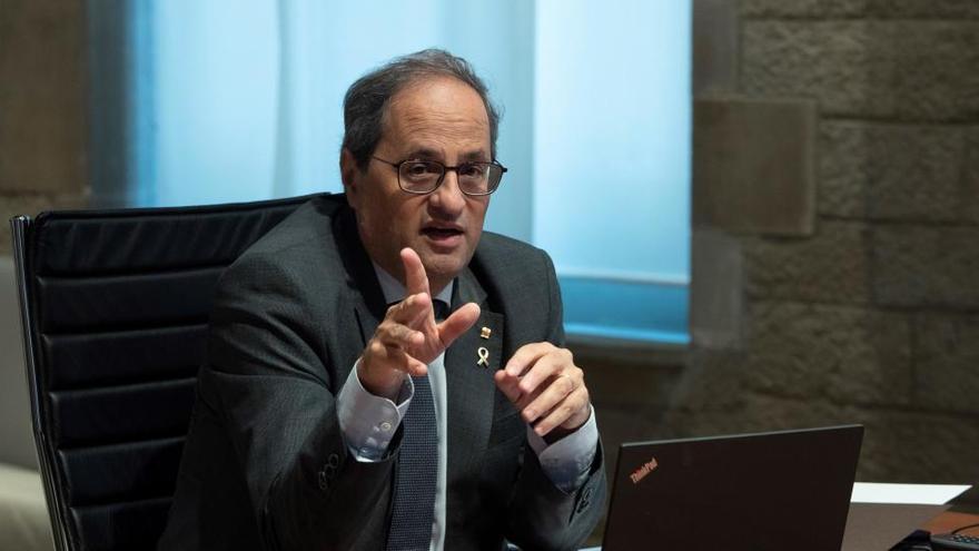 Torra pide una &quot;inyección de liquidez de forma inmediata&quot; para reactivar Cataluña