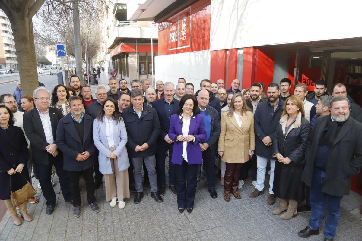 Rafi Crespín formaliza su candidatura a secretaria general del PSOE de Córdoba: 