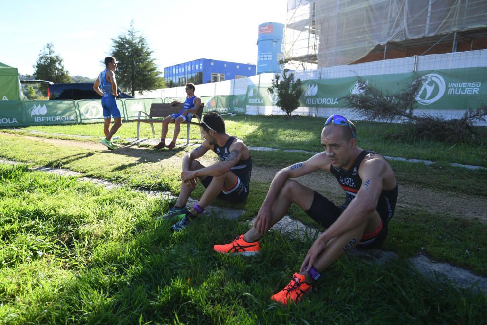 Los favoritos cumplen en el Campeonato de España de Triatlón Sprint en Pontevedra