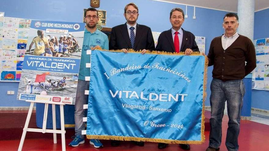 Un momento del acto de presentación de la regata de hoy. // FDV