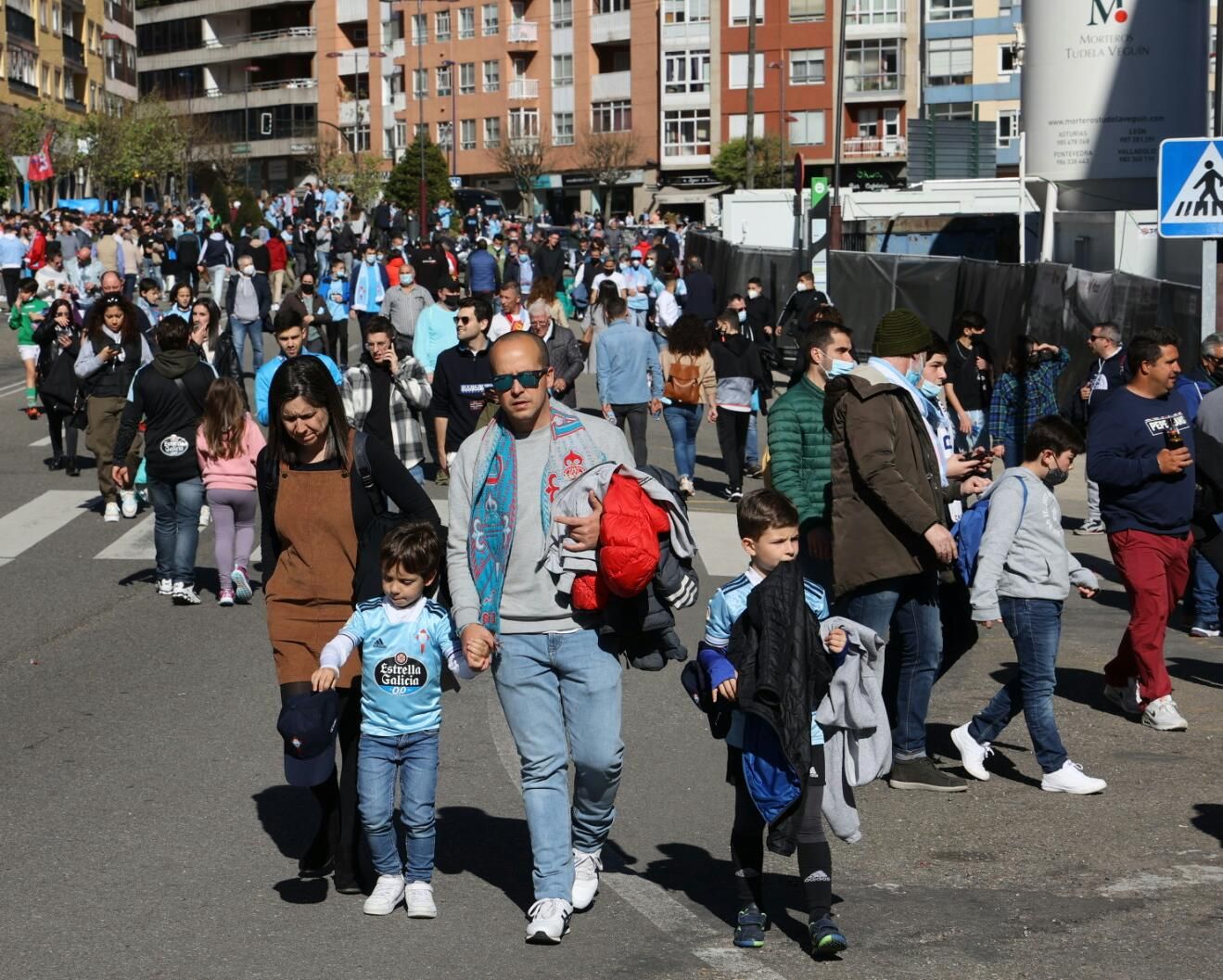 Así se está viviendo el cara a cara entre el Celta y el Madrid en Balaídos