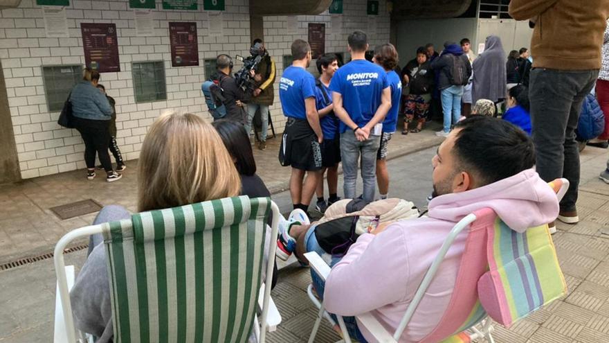 Colas para comprar una entrada para ver a los Reyes Magos en Tenerife