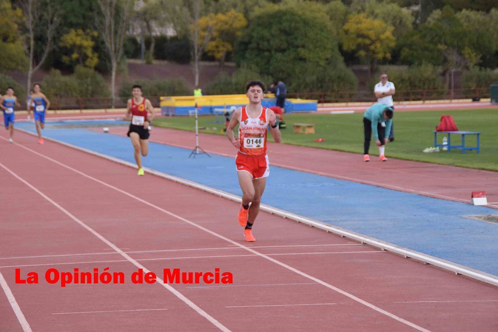 Regional absoluto y sub-23 de atletismo en Lorca