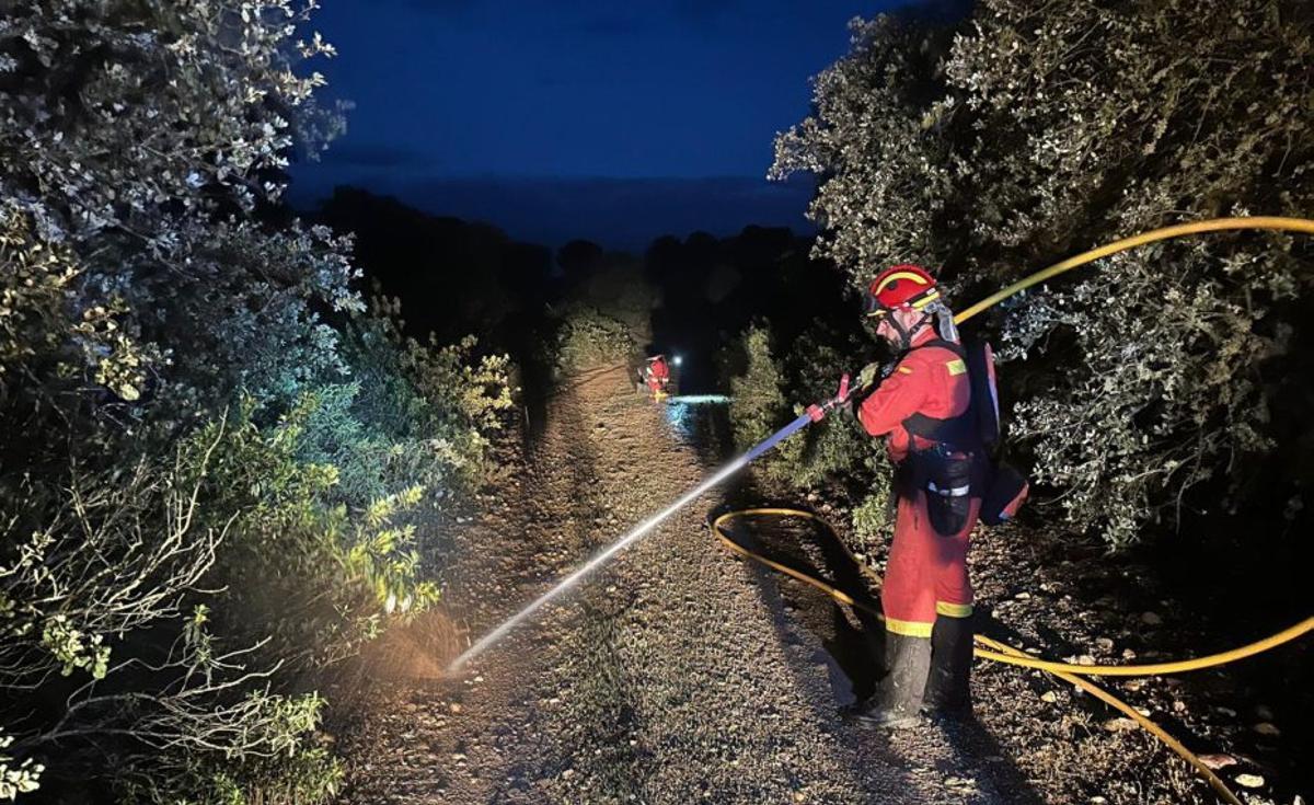 Entrenamiento contra el fuego