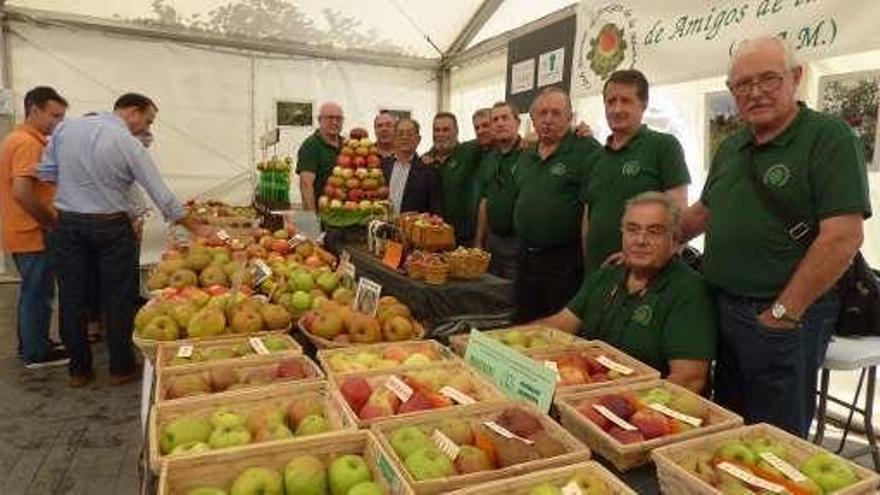 El Club Sierense Amigos de la Manzana en Agrosiero, en 2017.