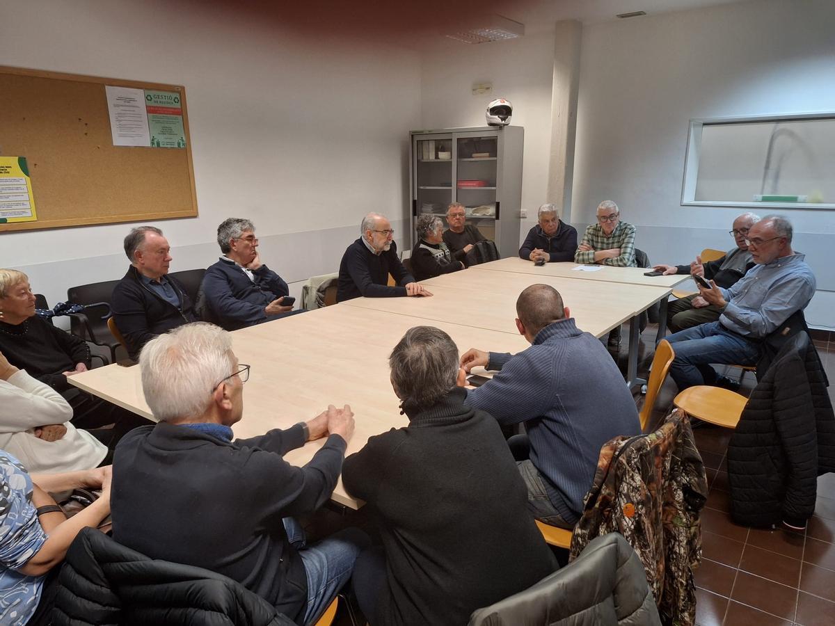 Una imatge de l'assemblea d'aquest dijous.