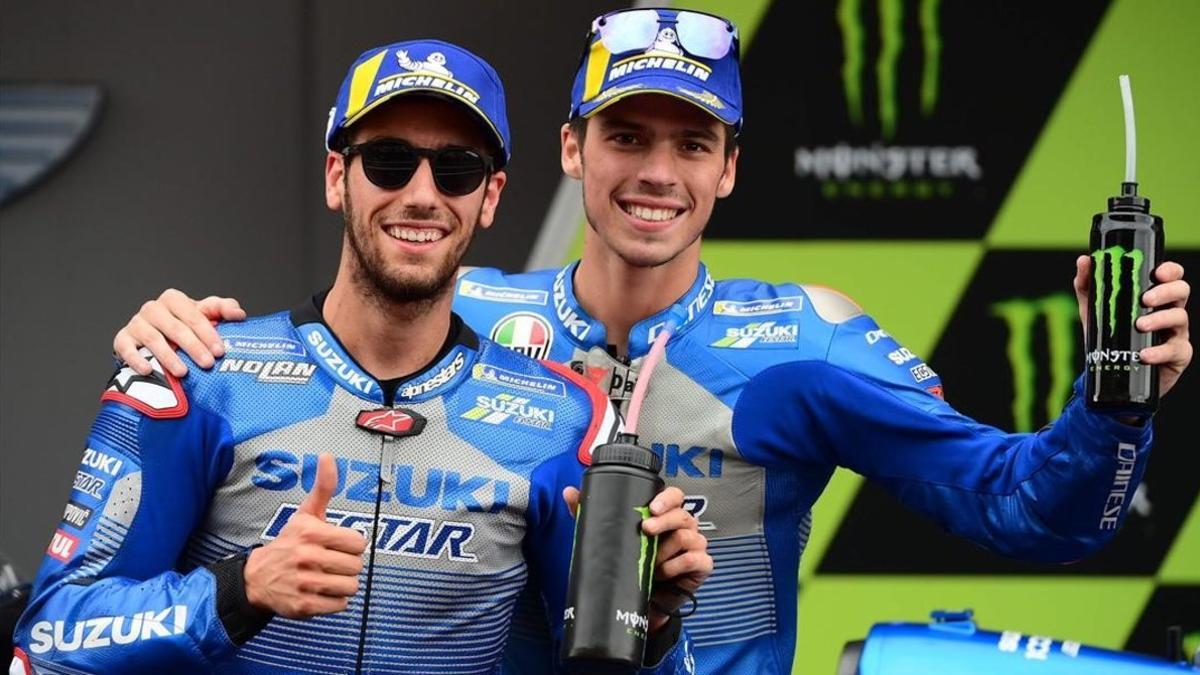 Álex Rins y Joan Mir, pilotos de Suzuki, correrán con plena libertad hasta el final del Mundial.