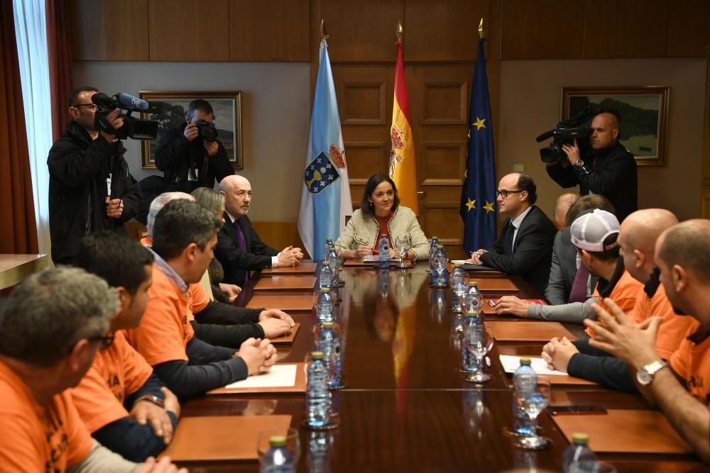 La ministra Maroto, en A Coruña por Alcoa