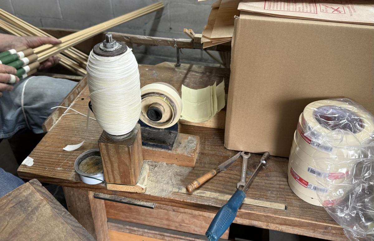 Parte del proceso de preparación de las bombas