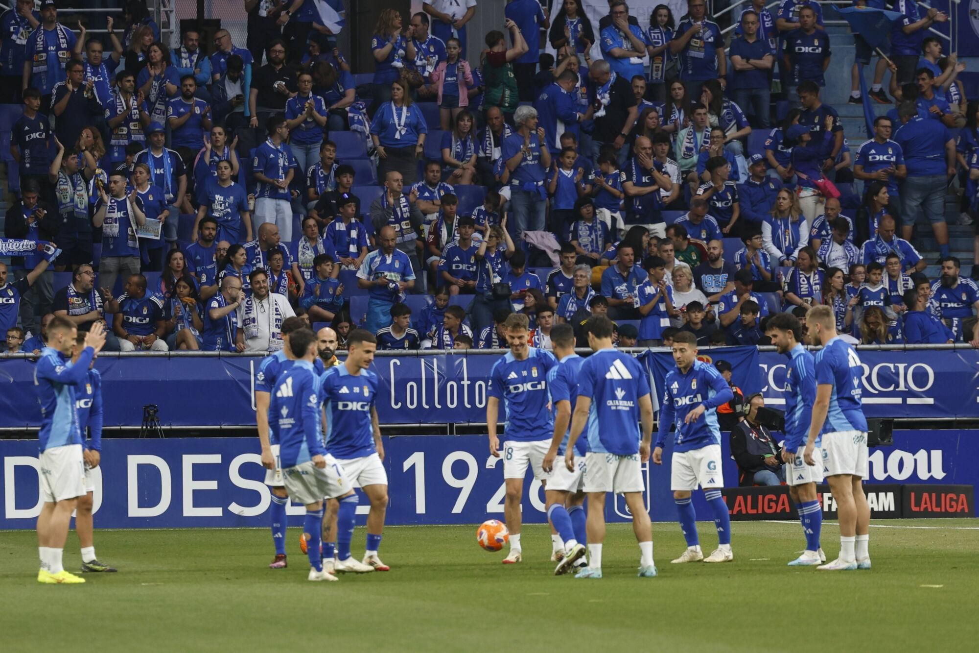 Así se vivió en el Carlos Tartiere la final del play-off entre el Real Oviedo y el Mirandés