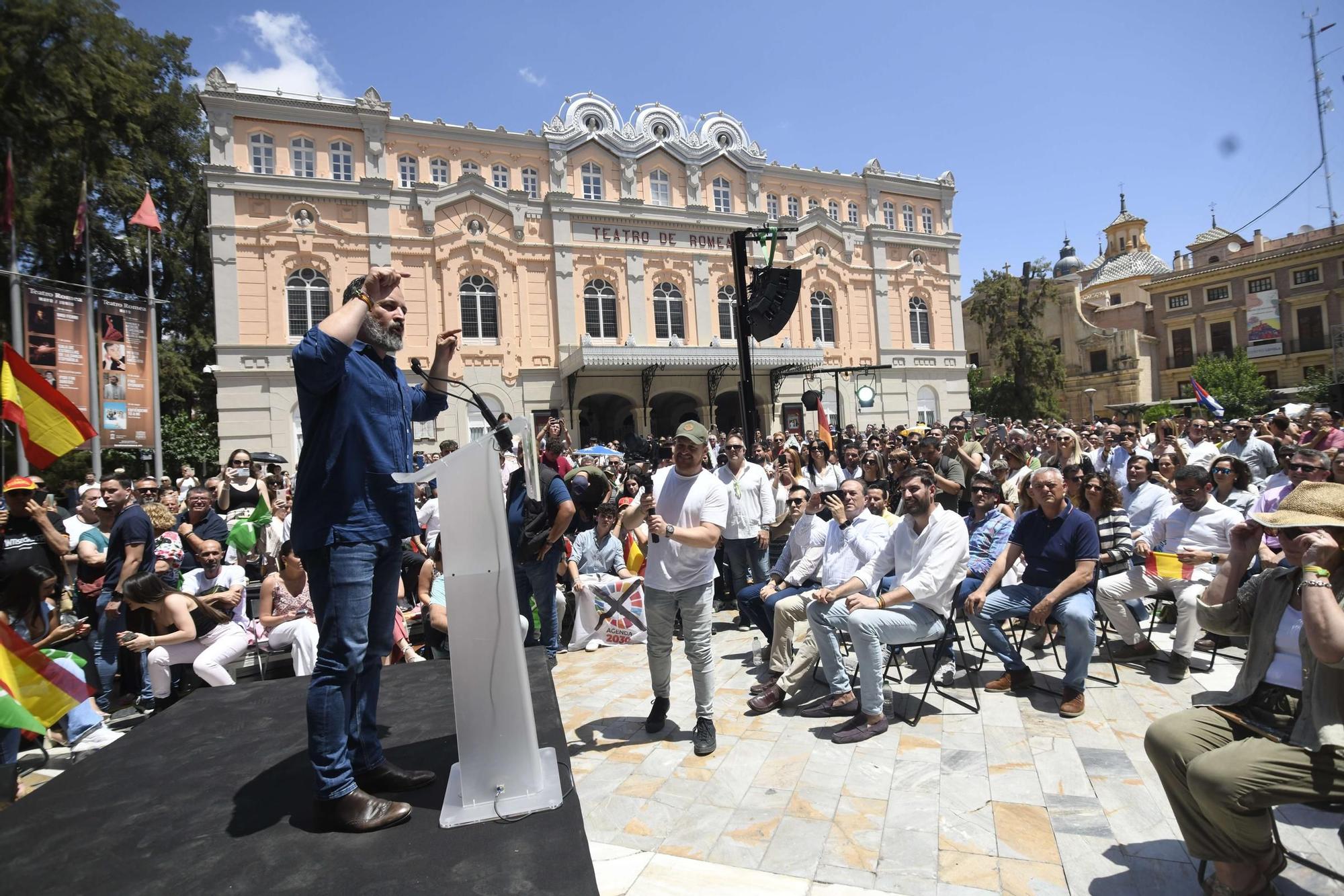 Acto de Santiago Abascal y Jorge Buxadé en Murcia