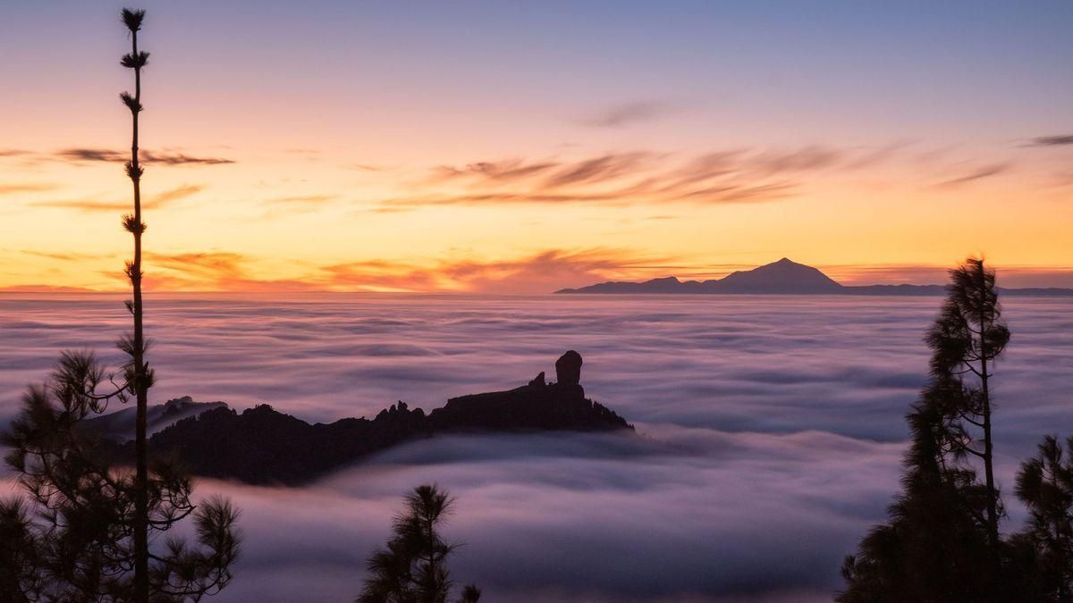 Tenerife vista desde Gran Canaria.