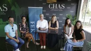 Vídeo: El Chas de Gijón prepara el torneo de pádel solidario en beneficio del proyecto "Fek Salud"