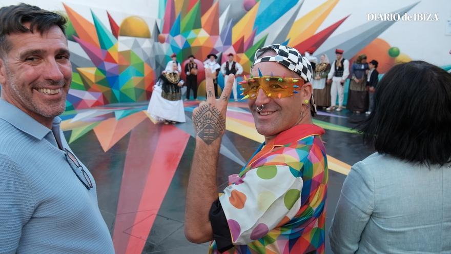 Sant Antoni estrena el Paseo de la Diversidad de Okuda San Miguel