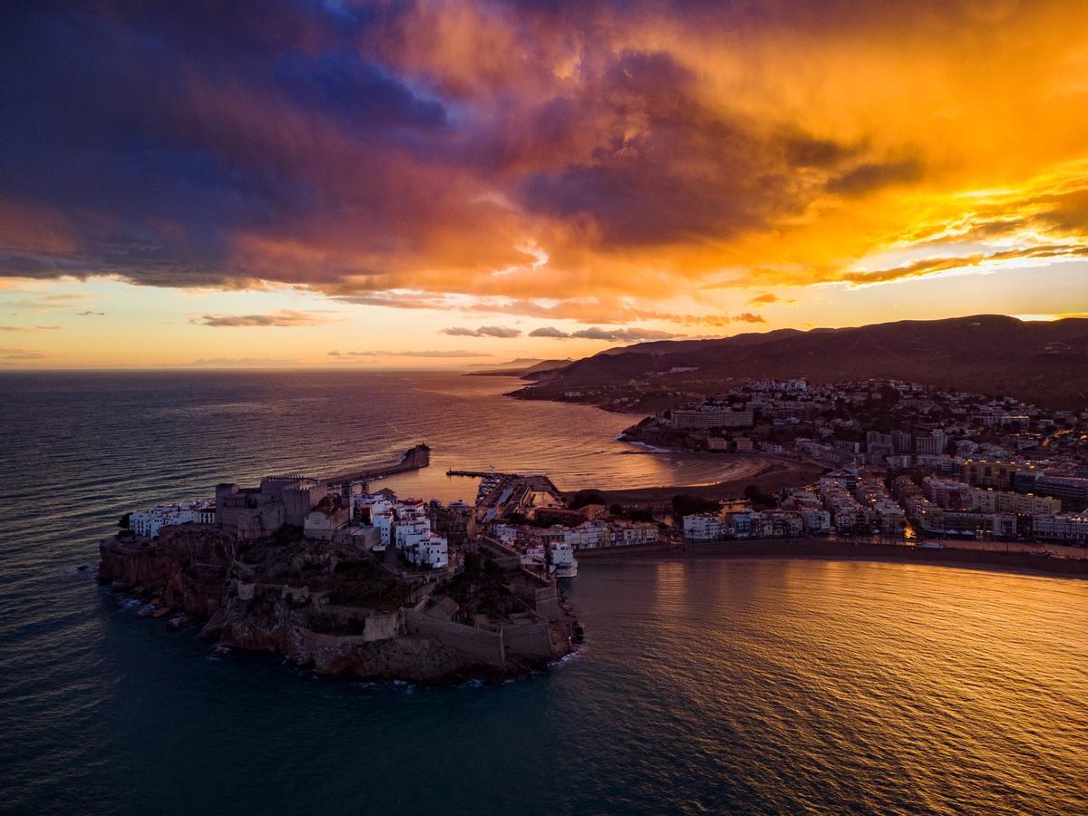 Peñíscola se deja redescubrir con estas impresionantes fotografías aéreas