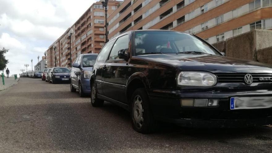 Coches que fueron pinchados.