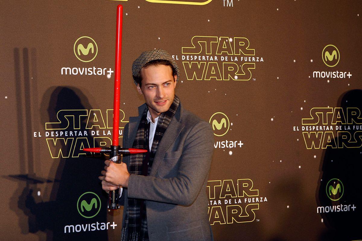 Peter Vives en el estreno en Madrid de 'Star Wars: El despertar de la Fuerza'