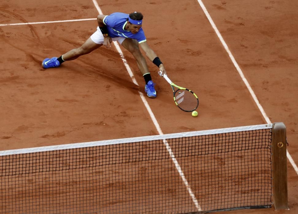 Partido de cuartos de final de Roland Garros entre Nadal y Carreño