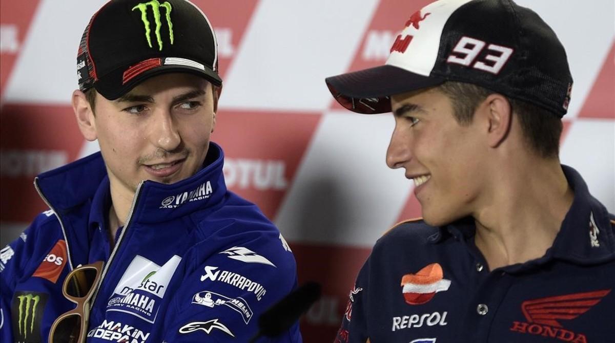 aguasch33367140 motogp yamaha biker jorge lorenzo  l  of spain and160401125948