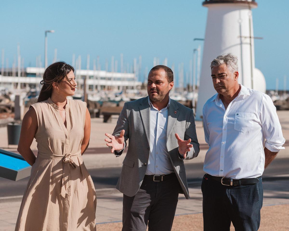 Yonathan de León promueve la recuperación de este enclave unido a la historia marinera de Lanzarote donde se proyecta un futuro gran parte urbano