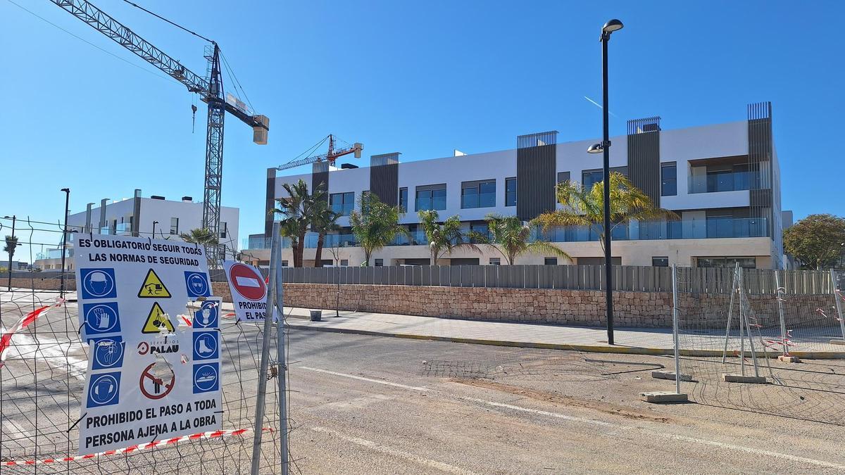 Construcción de viviendas en la zona de Ca n'Escandell