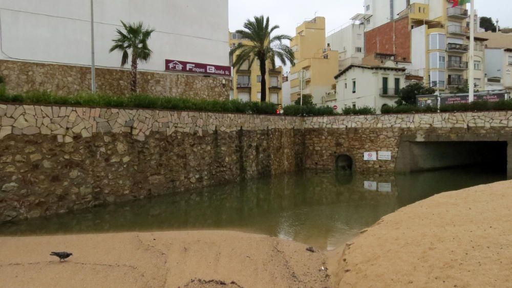 Girona viu un episodi de pluges intenses