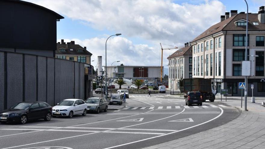 Avenida Muíño Vello de O Milladoiro, en Ames / Cedida