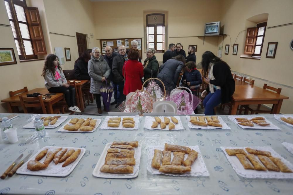 Las bollinas de San Blas pudieron al frío