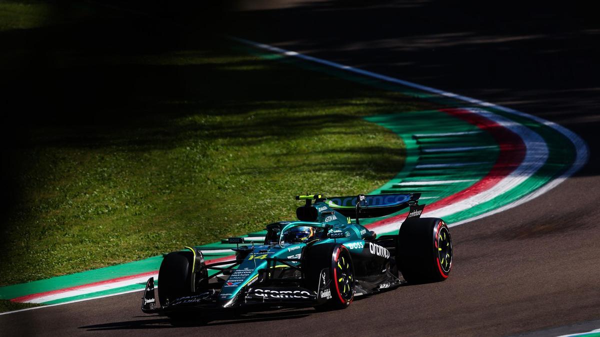 Fernando Alonso en Imola