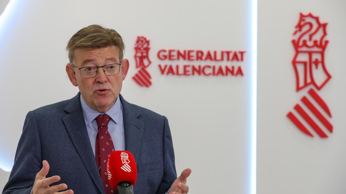 El presidente de la Generalitat, Ximo Puig en imagen.