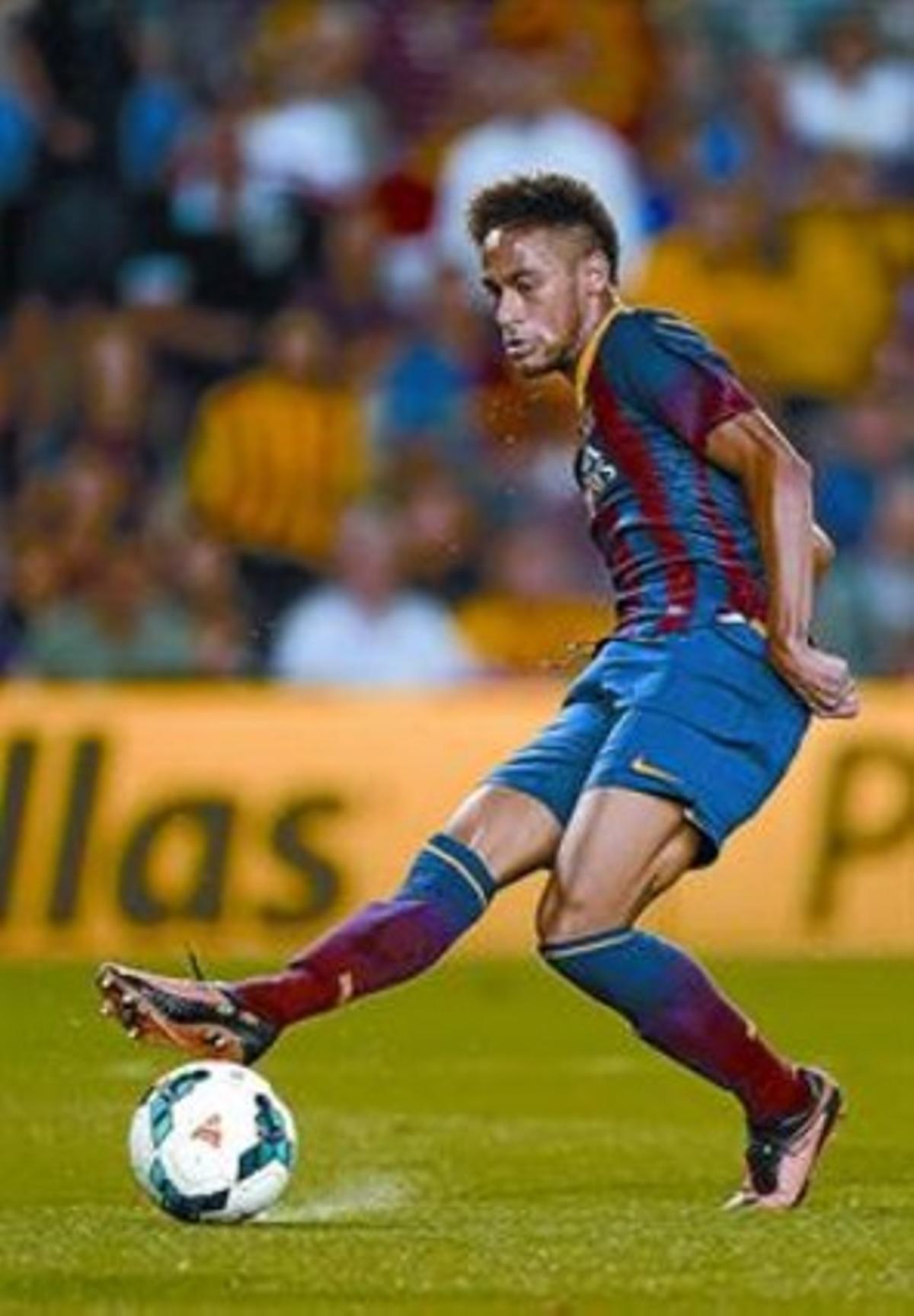 Neymar, dissabte passat en el duel davant el Valladolid. Neymar, dissabte passat en el duel davant el Valladolid.