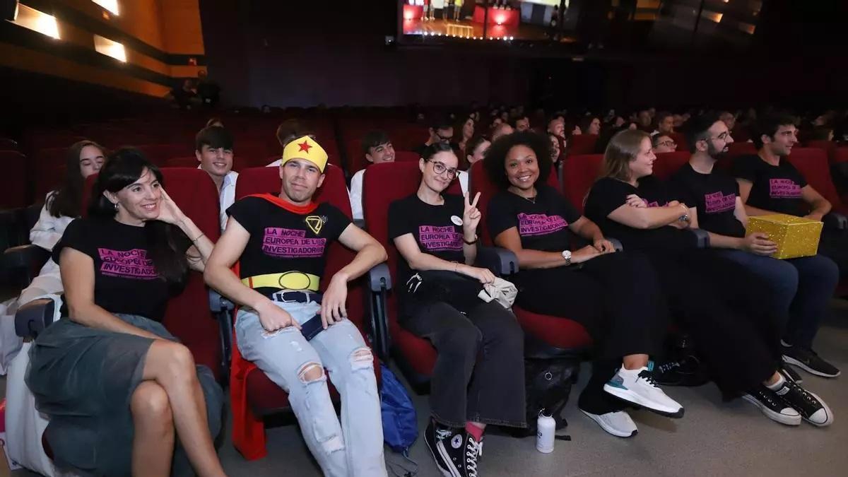 Un momento del certamen 'Cuéntame tu tesis', en el 2023.