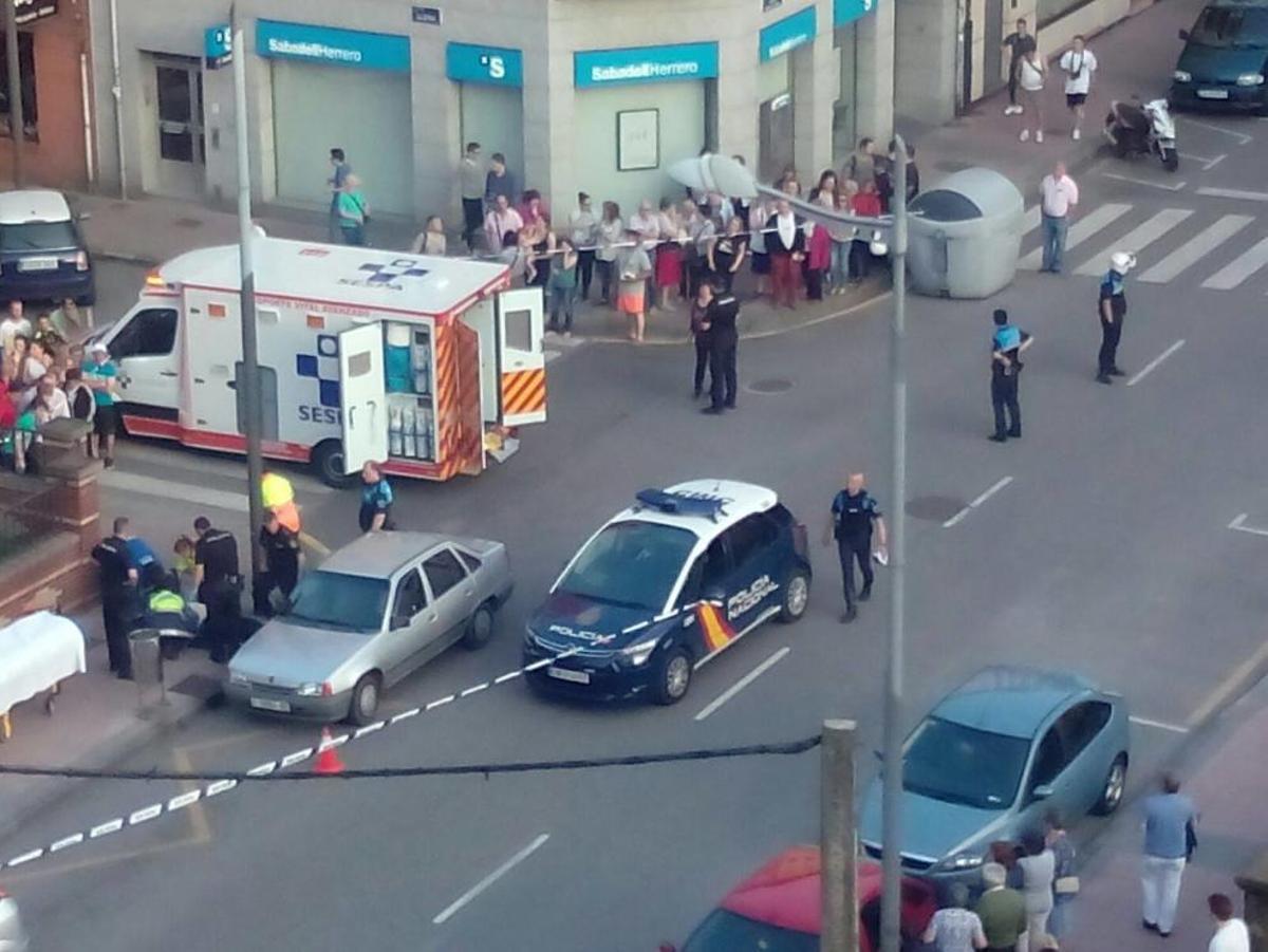 Tiroteo en Mieres tras un atraco a un supermercado