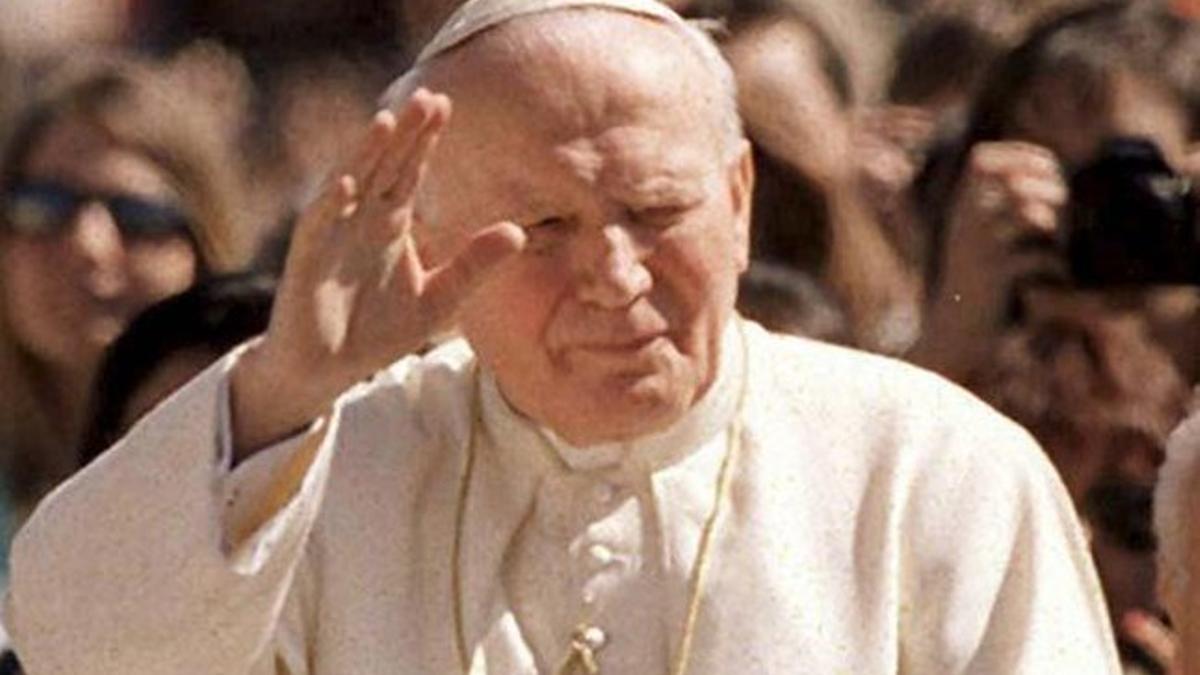 Juan Pablo II, durante un acto público en el Vaticano.