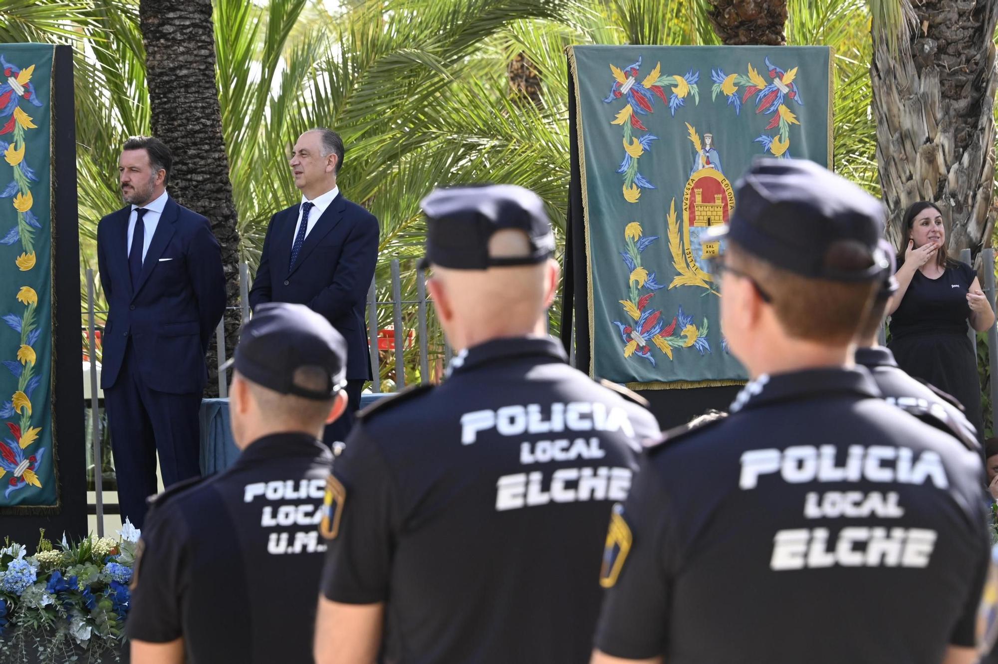 Así ha sido el acto del patrón de la Policía Local de Elche
