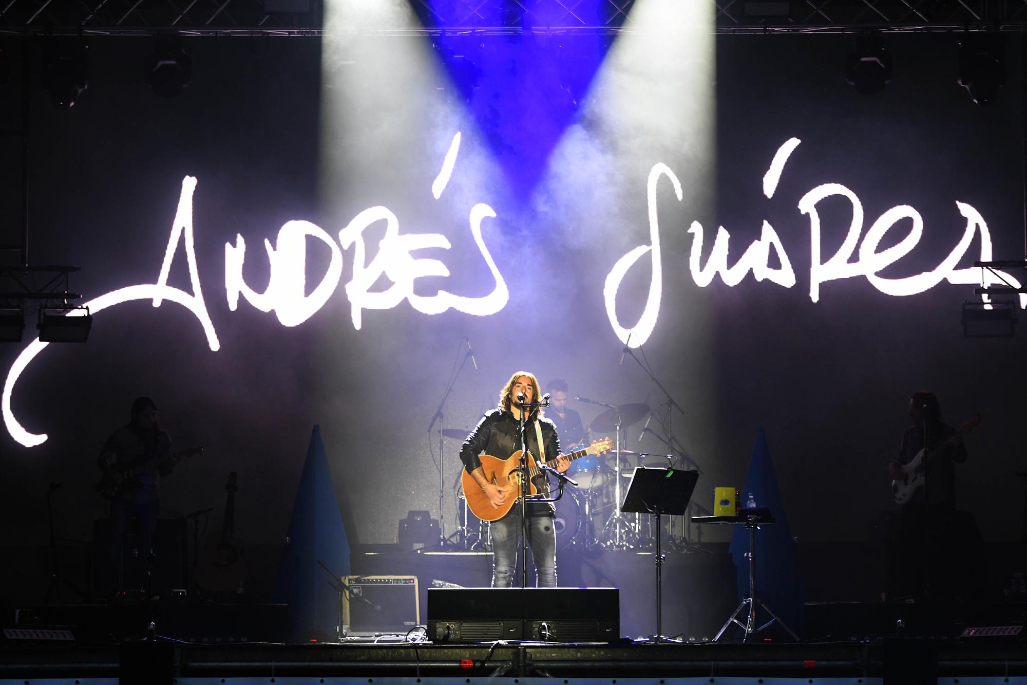 Concierto de Andrés Suárez en las fiestas de María Pita