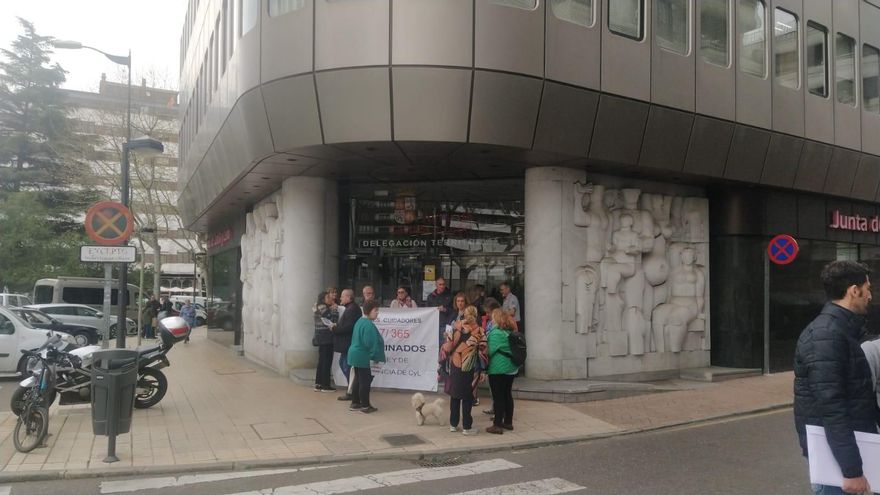 Movilización de familiares de personas dependientes en Zamora: &quot;Estamos discriminados&quot;