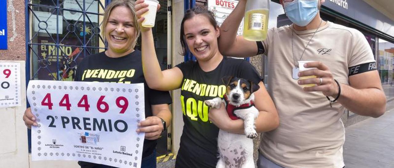 Segundo premio de la Lotería del Niño 2022 en Las Palmas de Gran Canaria