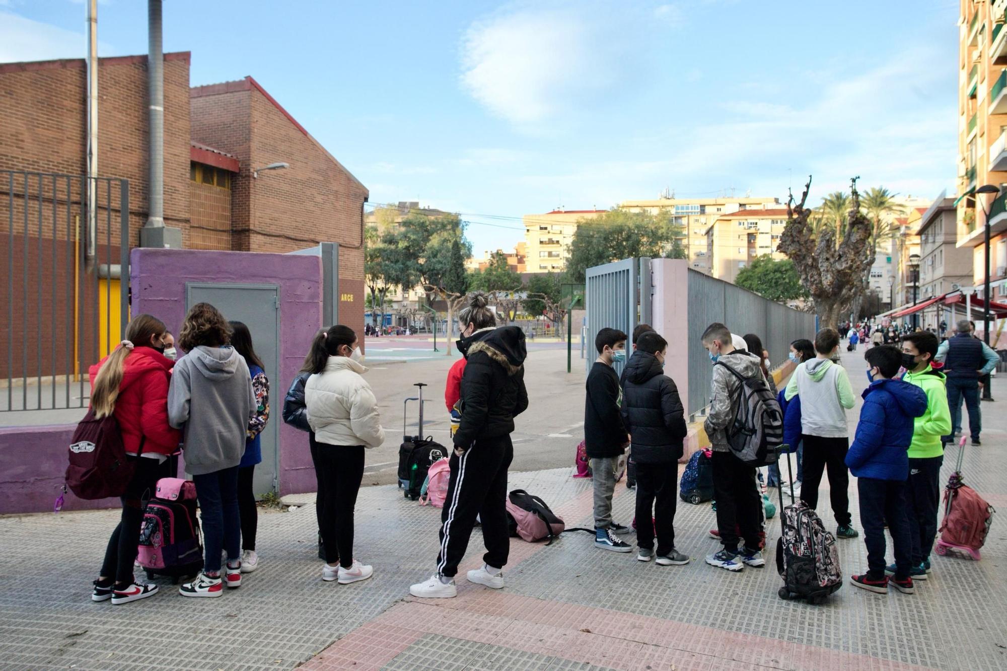 Así ha sido la vuelta al cole en Murcia